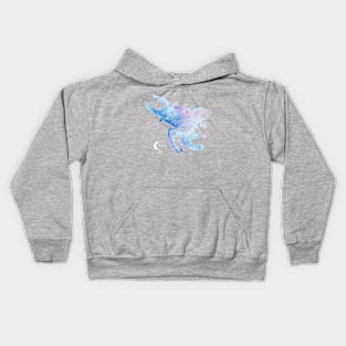 Taurus Galaxy Watercolor Kids Hoodie